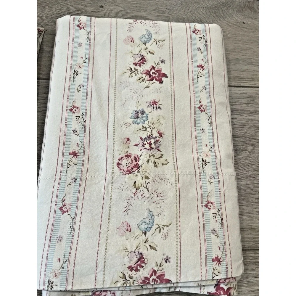 Vtg Ralph Lauren Josie Floral FULL 4 Pc Sheet Set Fitted Flat 2 Stnd Pillowcases